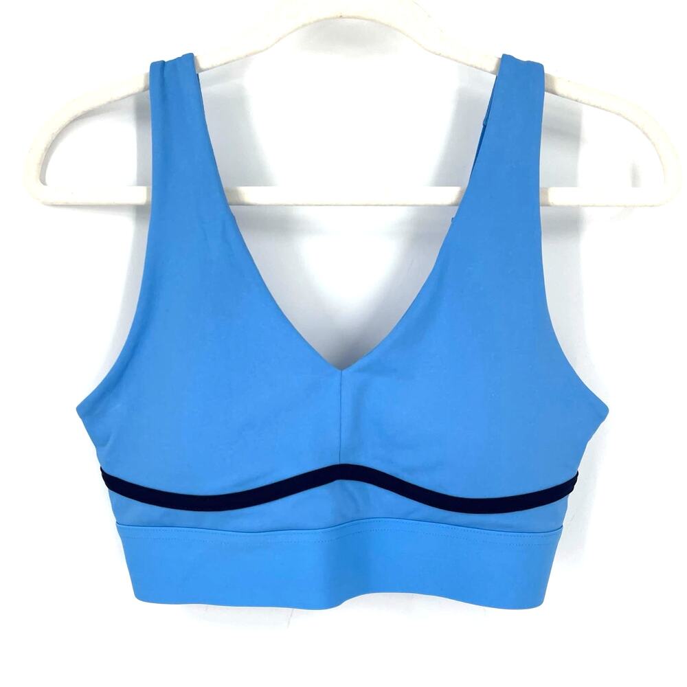 Fabletics All Day Every Day Bra Small in Island Escape Deep Blue